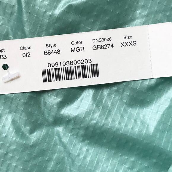 BRAND NEW J.Crew XXXS Pale Green Zip Front Primaloft Filled Quilted Vest - Picture 6 of 9